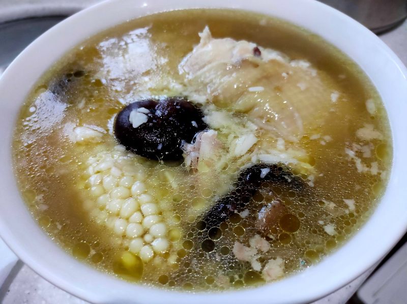 電鍋 蒜香雞湯
