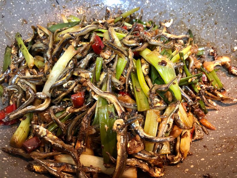 辣炒豆鼓小魚干