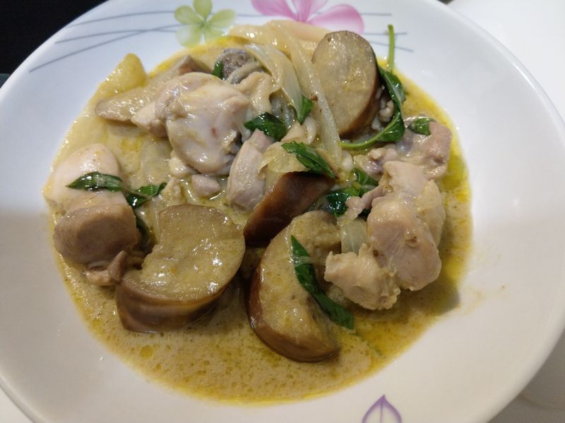 綠咖啡雞