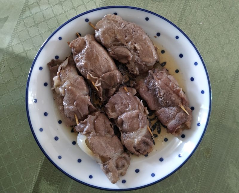 洋蔥蘋果肉捲