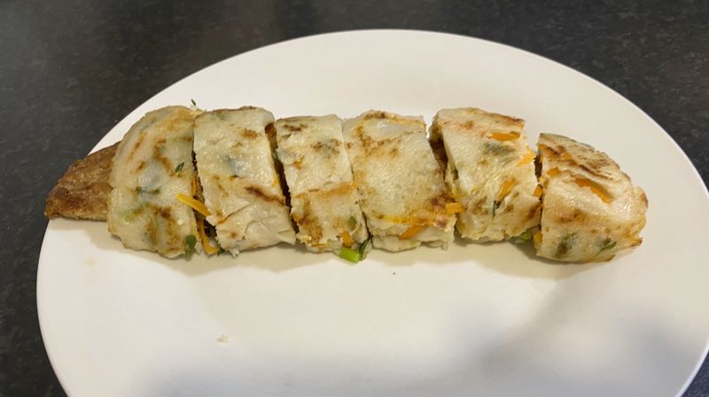 自己和麵糊做蛋餅好簡單