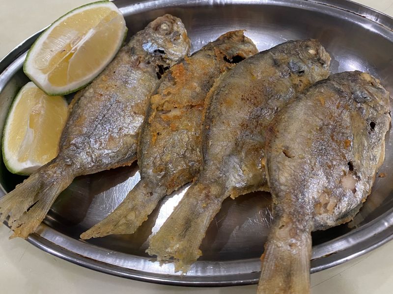 煎肉魚