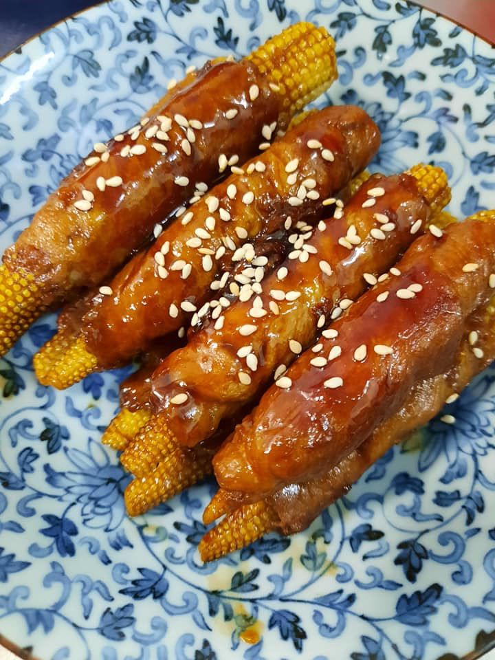 玉米筍肉捲