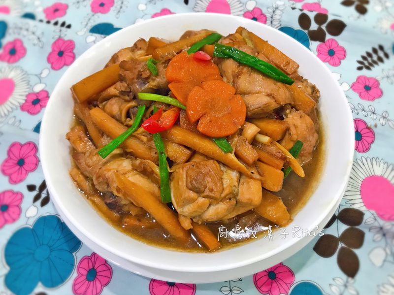 醃筍炒雞