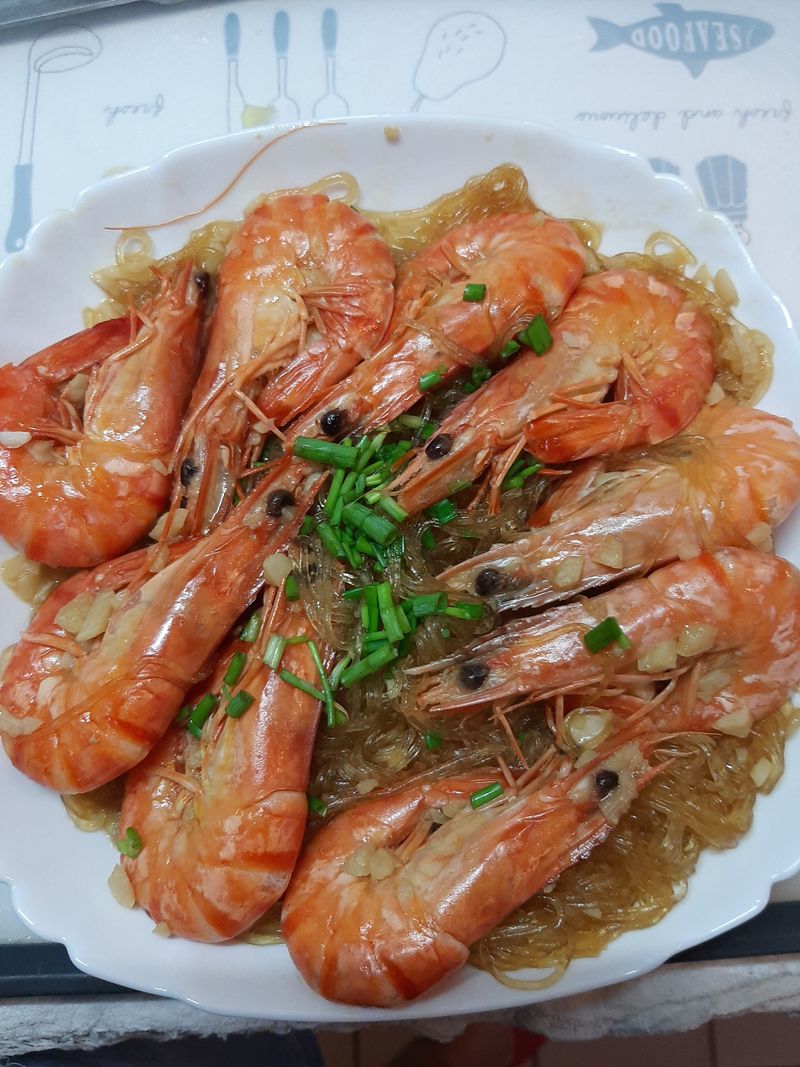 蒜蝦燴冬粉