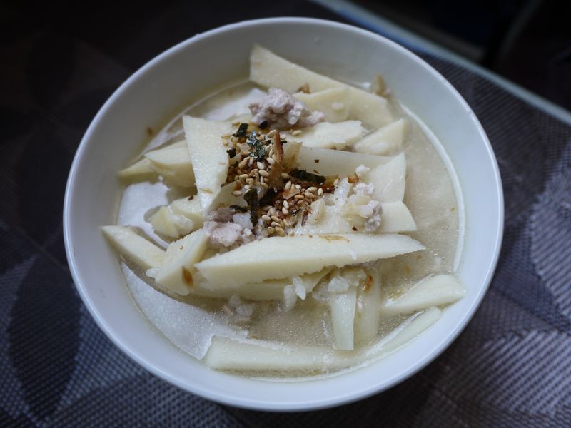 香蔥筍子粥