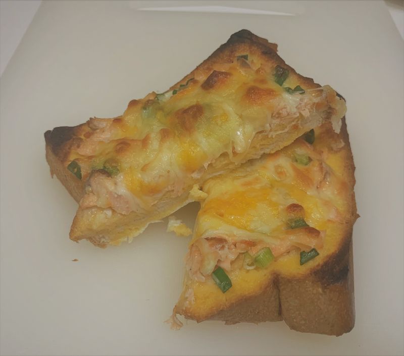 早餐焗烤鮭魚吐司
