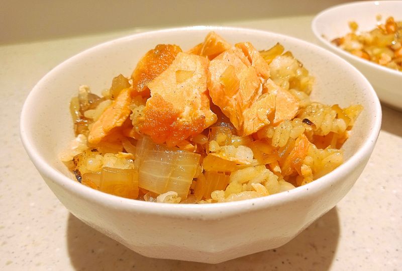 鮭魚炒飯