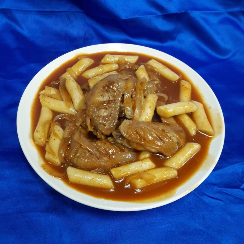炒年糕雞翅