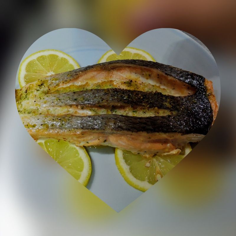 法式香蒜鮭魚菲力
