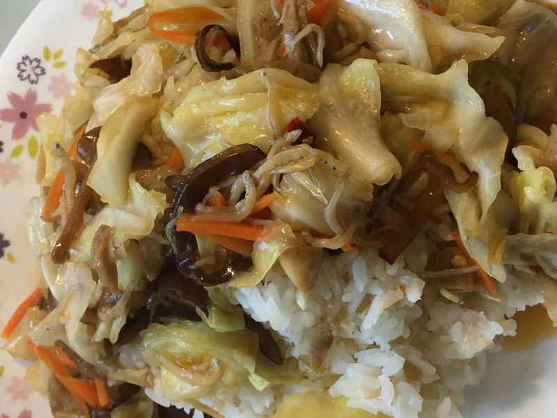吻仔魚燴飯