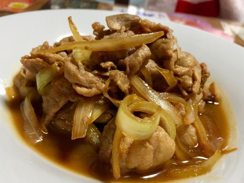 洋蔥炒肉片