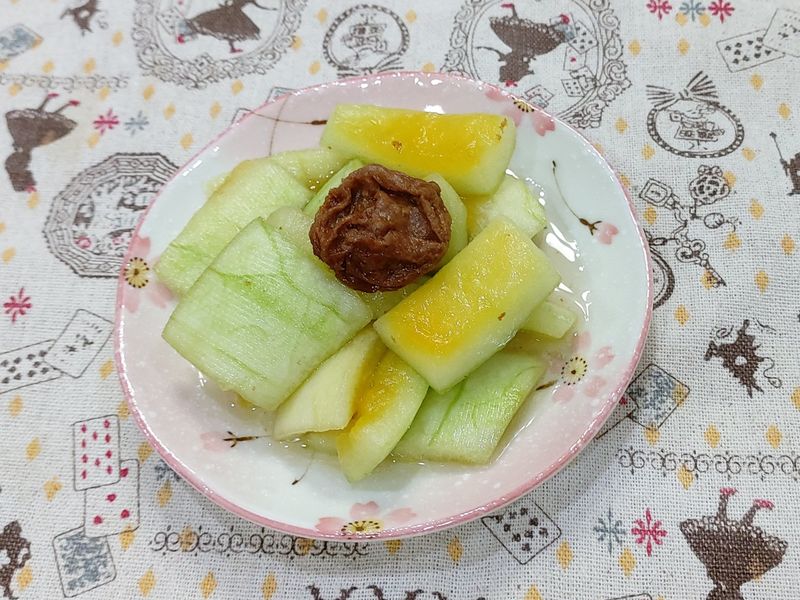 梅漬西瓜皮(超簡單,開胃)剩食料理