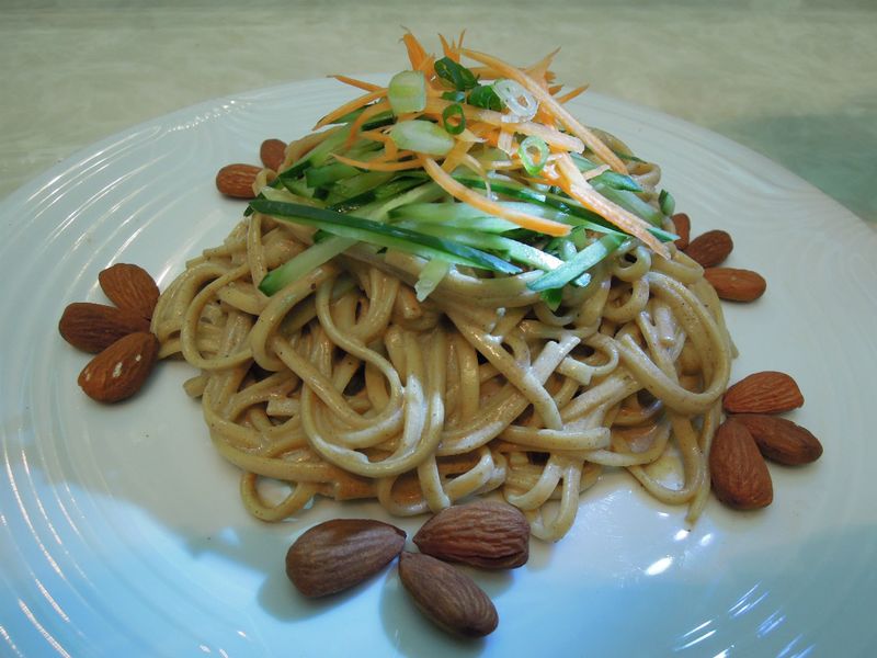 (梅狀元陳醋老梅膏)--杏仁梅醋養生涼麵