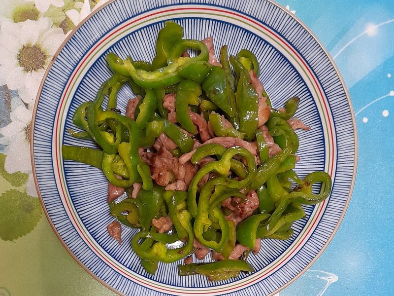 青椒炒肉絲