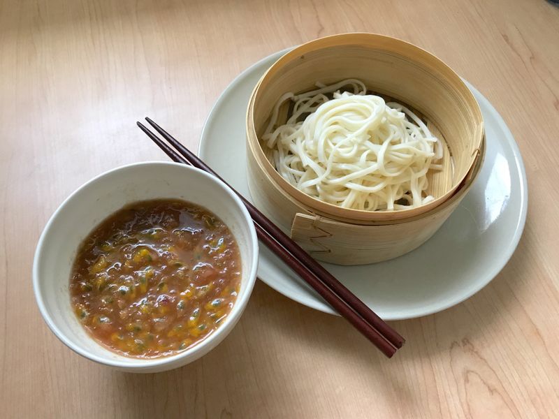 百香果皮醬汁冷麵(蔬食)