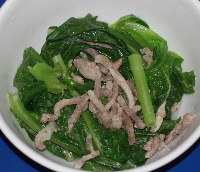 豬肉絲伴Ａ菜