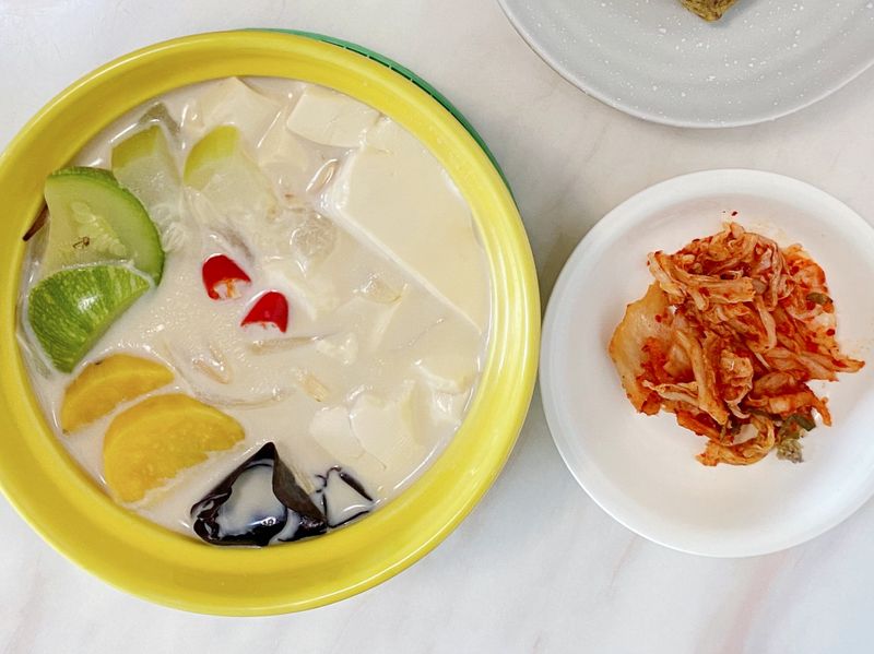 「低卡」一人豆乳鍋,早餐都食得😋