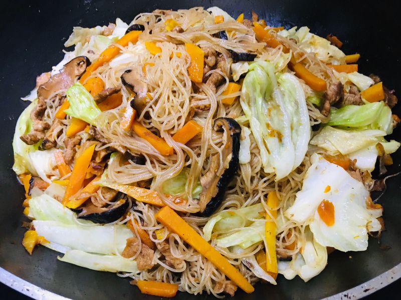 古早味乀南瓜炒炊粉～