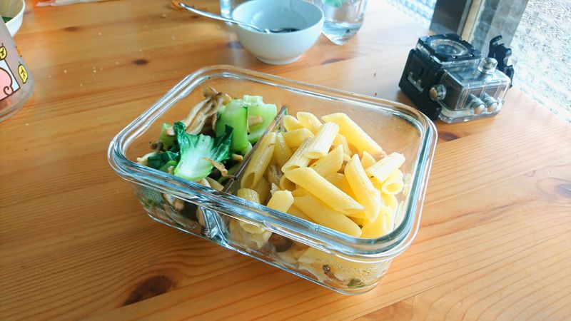 [便當] 清炒蔬食筆管麵 (義大利麵)