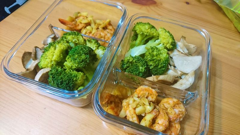 [便當] 香料蝦烤時蔬 烤箱懶人料理