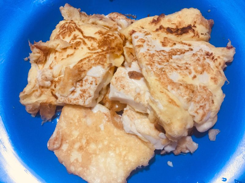 蛋包煎豆腐&凉伴