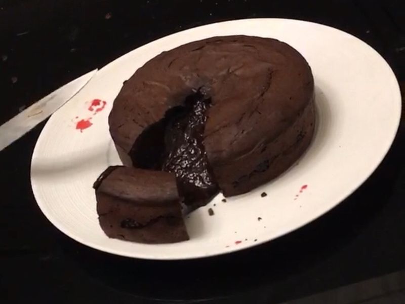 絕對成功!爆漿!熔岩巧克力流心蛋糕