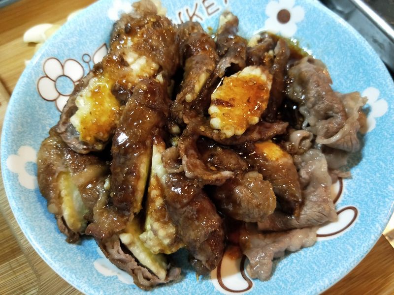玉米筍牛肉卷