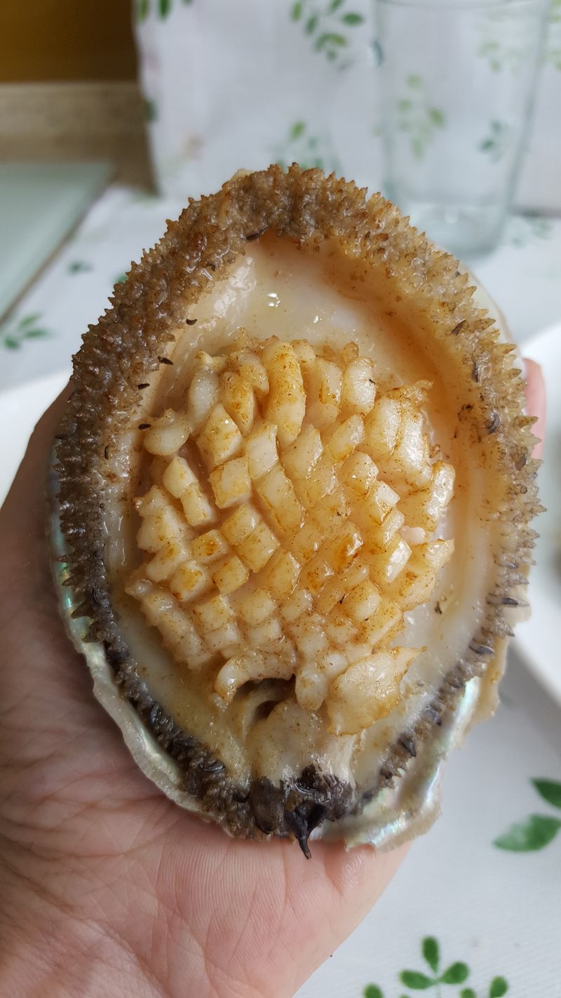 奶油煎鮑魚