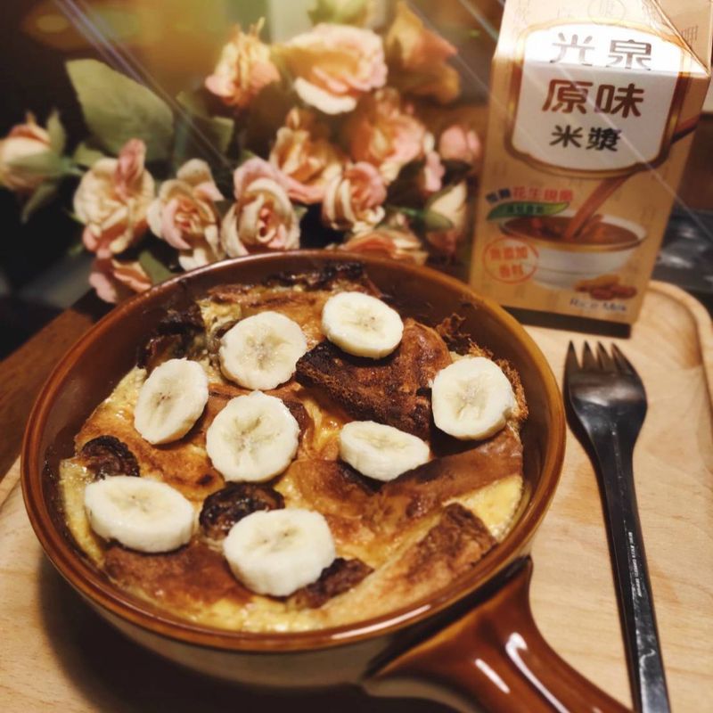 花生香吐司布丁(氣炸料理)