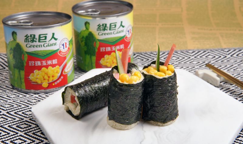 玉米吐司捲