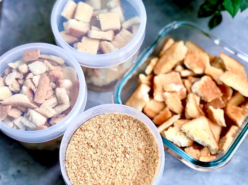 自製麵包粉 麵包丁