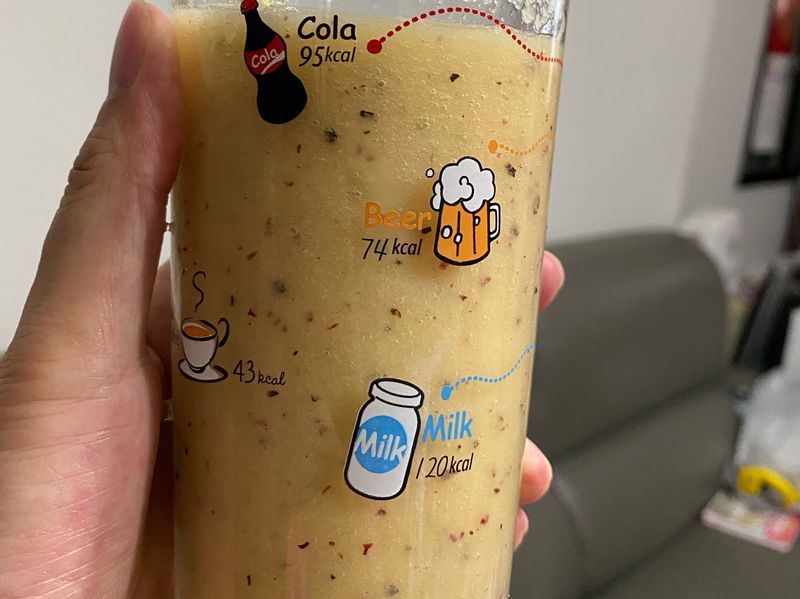 蜜桃百香果汁