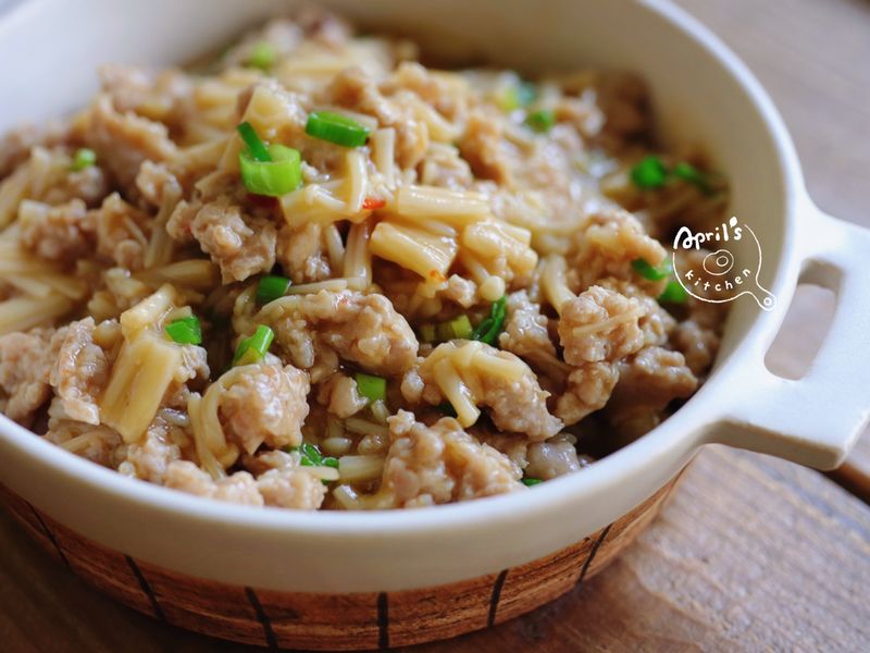 金針菇味噌肉燥
