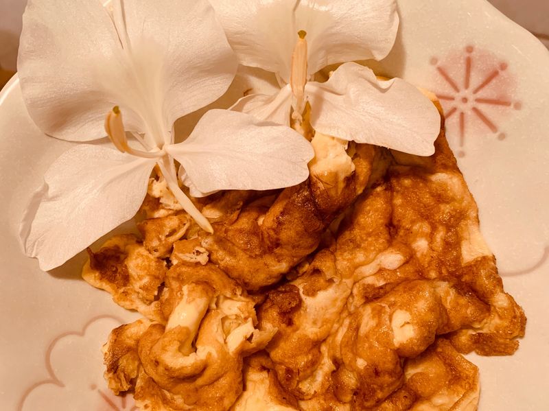 野薑花煎蛋