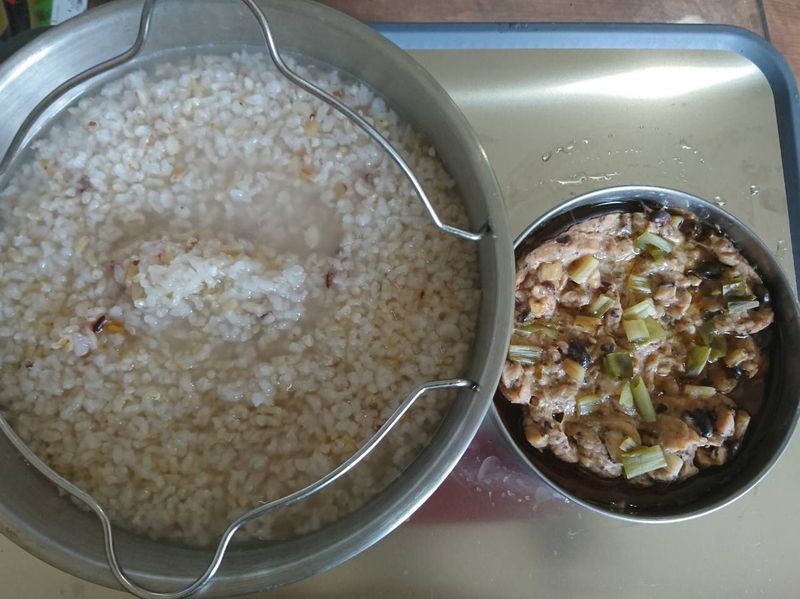 蔭豆鼓蒸肉+稀飯-全國電子新店民權萬用鍋