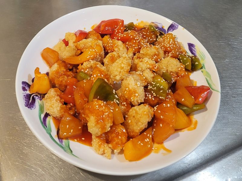 鳳梨蝦球