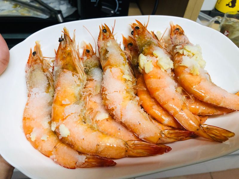 鹽烤嫩蝦
