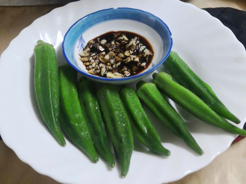 涼拌秋葵～歸仁店～飛利浦萬用鍋