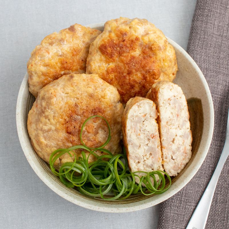 鮮肉豆腐蝦堡