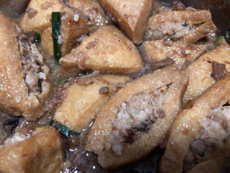 釀三角豆腐