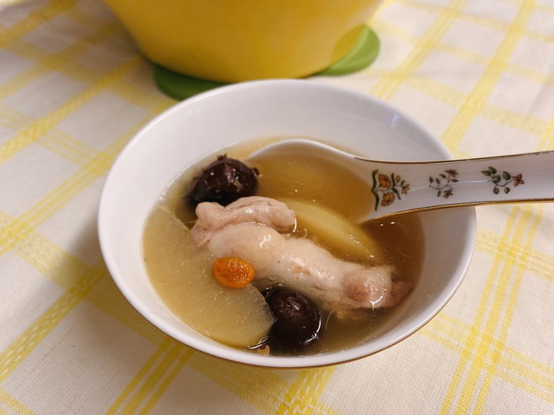 蘋果紅棗雞湯