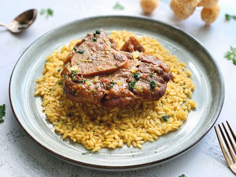 米蘭燉牛膝佐燉飯