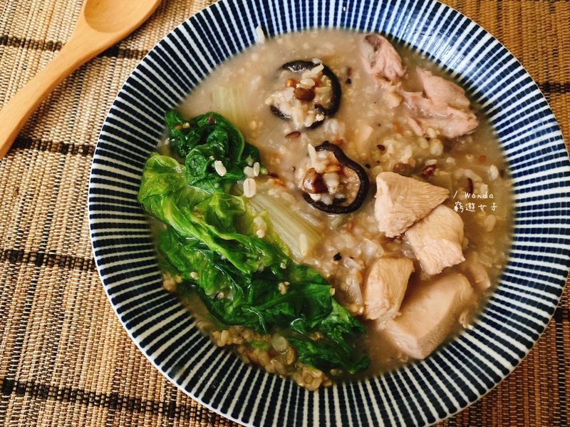 一鍋到底|雞肉蔬菜粥