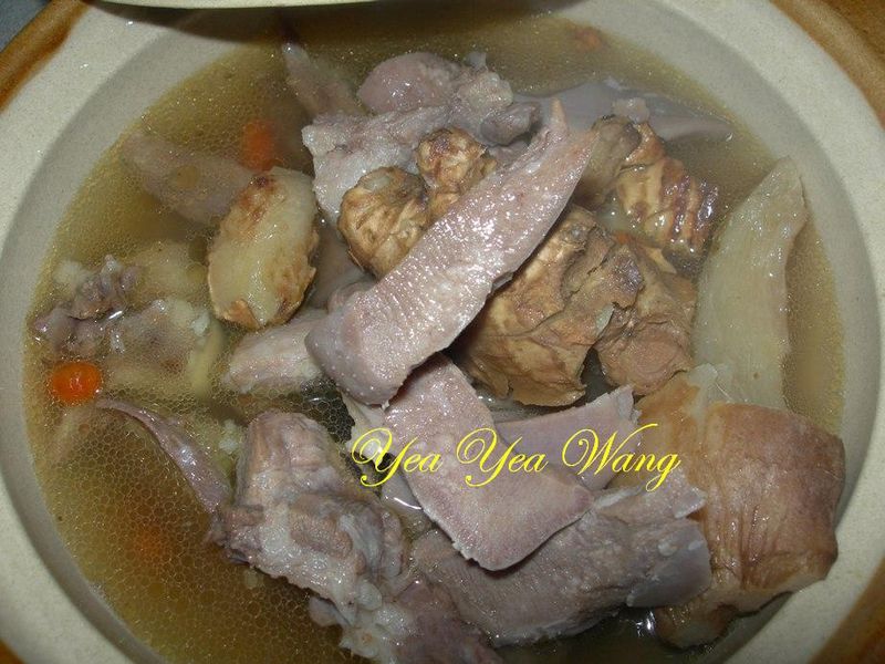 麻油豬舌
