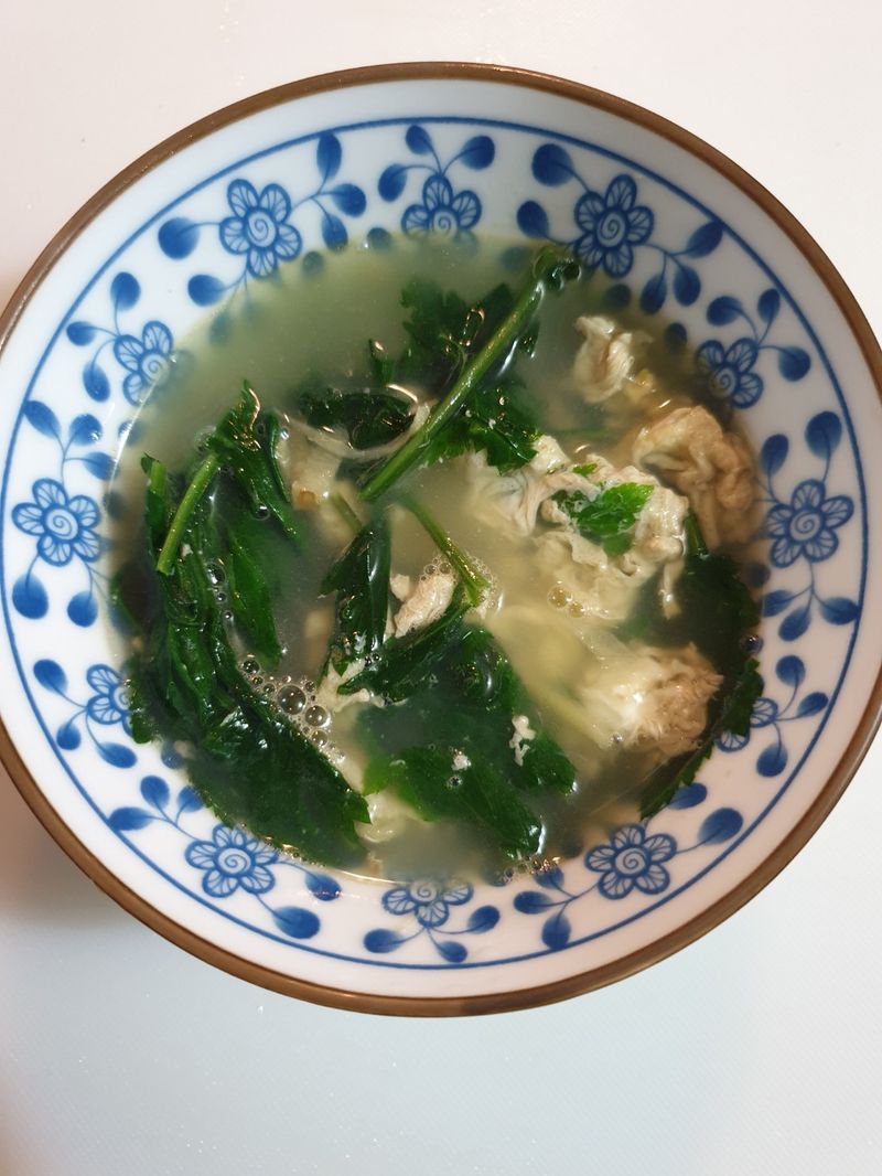 珍珠菜蛋花湯