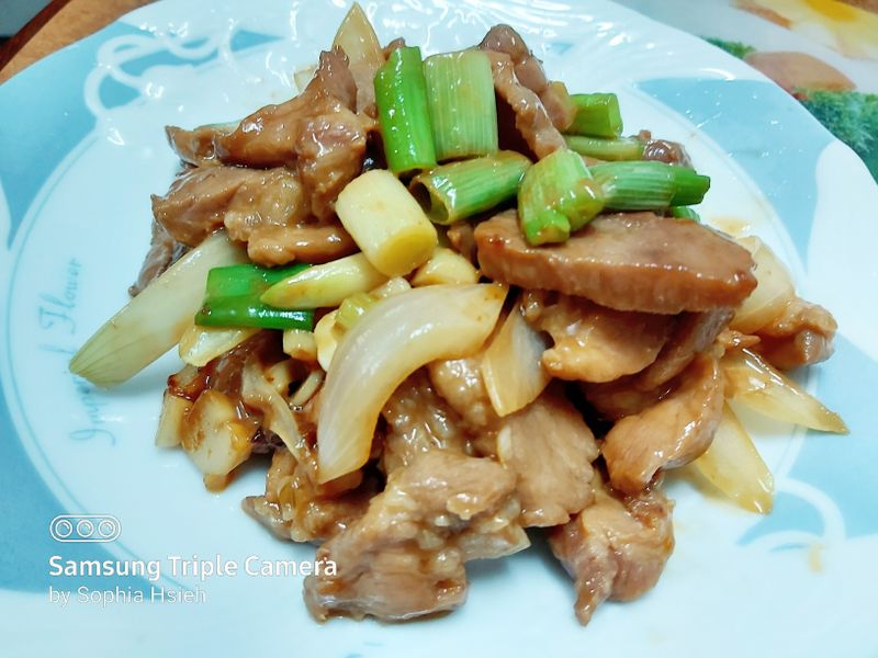 蔥爆豬肉
