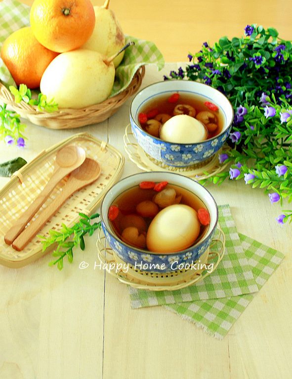 杞子龍眼(桂圓)蛋茶 ~ 清熱明目,暖胃潤燥