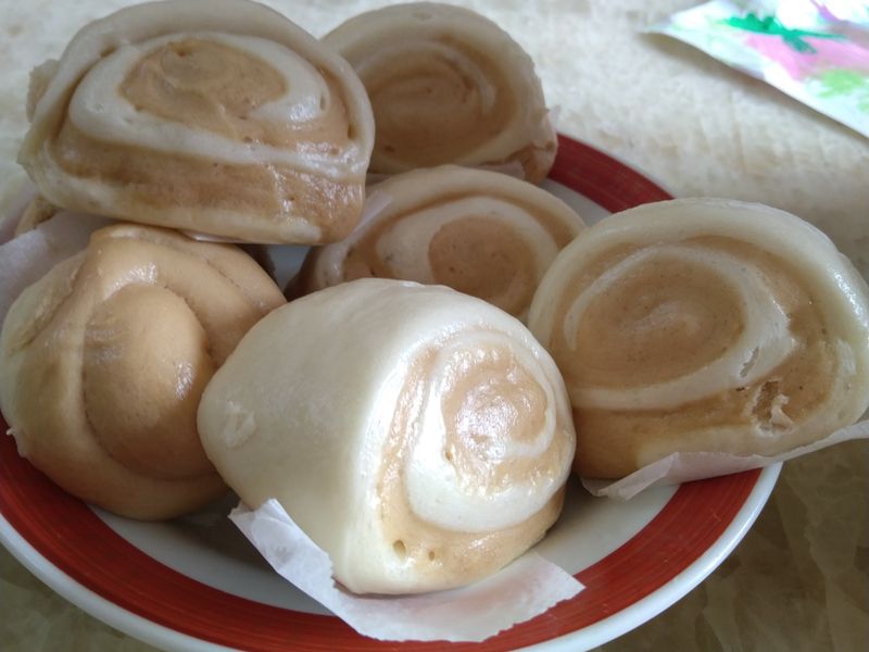 好吃的~黑糖鮮奶饅頭