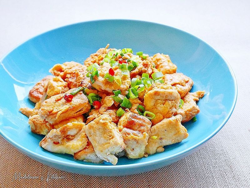 家常豆腐炒蛋
